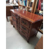 COMMODE GALBÉE BOIS MOULURÉ 3 TIROIRS STYLE LOUIS XV 