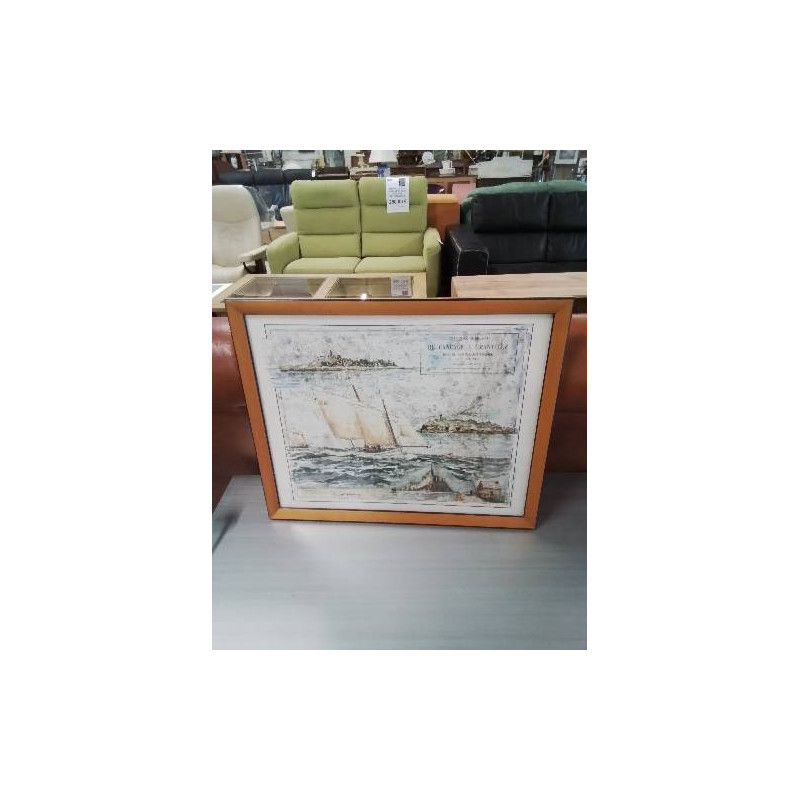 GRAVURE CÔTE NORD DE FRANCE DE CANCALE A GRANVILLE