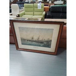 GRAVURE FRÉGATE CUIRASSÉE...