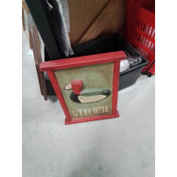 TABLEAU BOIS AU CANARD WELCOM