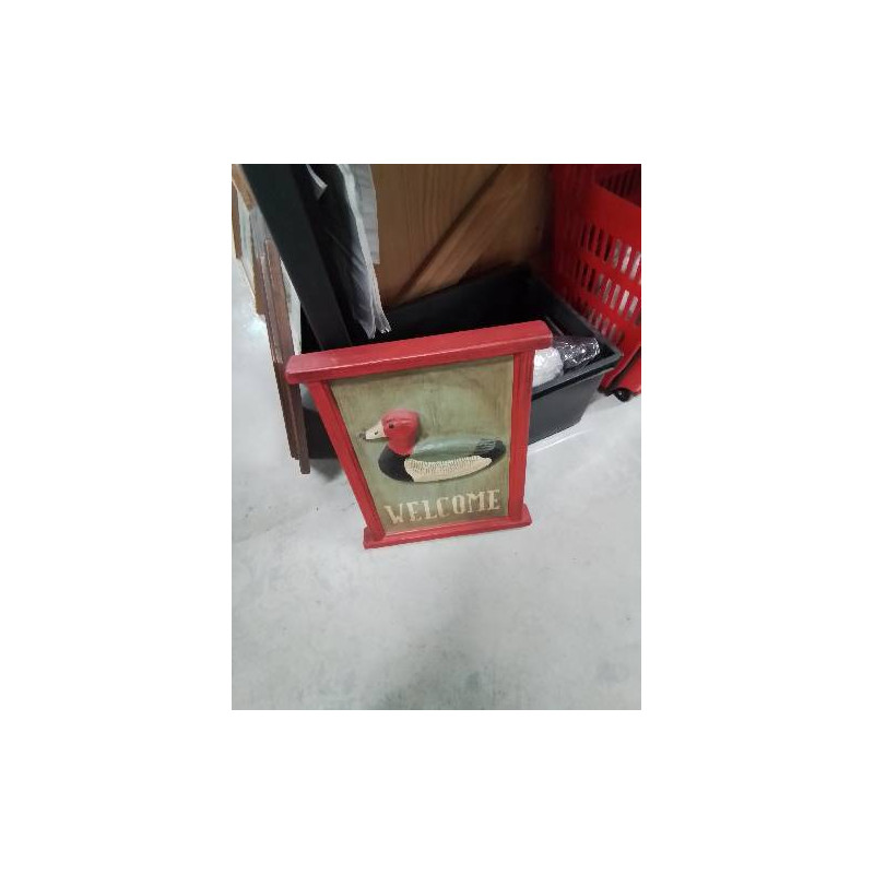 TABLEAU BOIS AU CANARD WELCOM