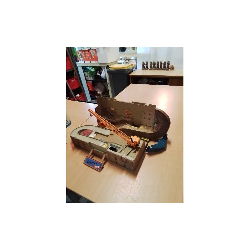 GARAGE HOT WHEELS MATTEL CHANTIER ANNÉES 80