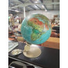 GLOBE TERRESTRE LUMINEUX SCAN GLOBE DANEMARK ANNÉES 70