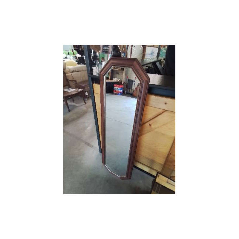 MIROIR OCTOGONAL BOIS MOULURÉ 