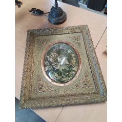 CADRE MÉDAILLON GLOBE DE...