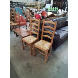 PAIRE DE CHAISES A...