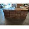 MEUBLE DE METIER BOIS 24 TIROIRS 203X63X82