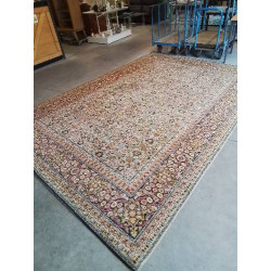 TAPIS LAINE JAUNE ROSE BLEU...