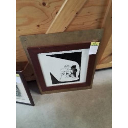 TABLEAU HIPPOPOTAME CADRE...