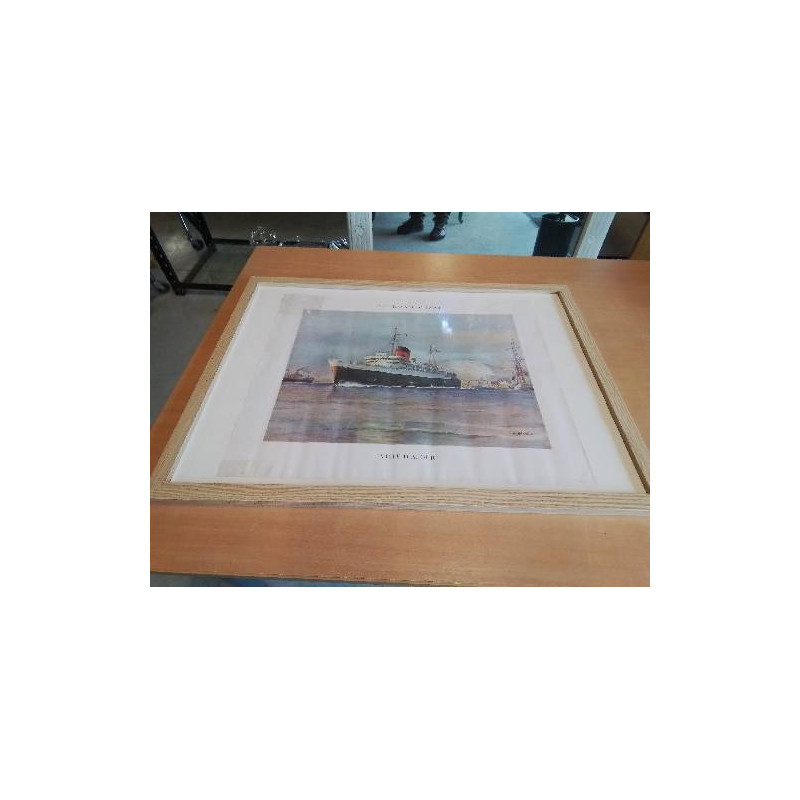 GRAVURE PAQUEBOT VILLE D ALGER CGT ALBERT SEBILLE 1874 1953