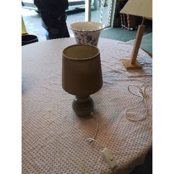LAMPE CÉRAMIQUE TAUPE 