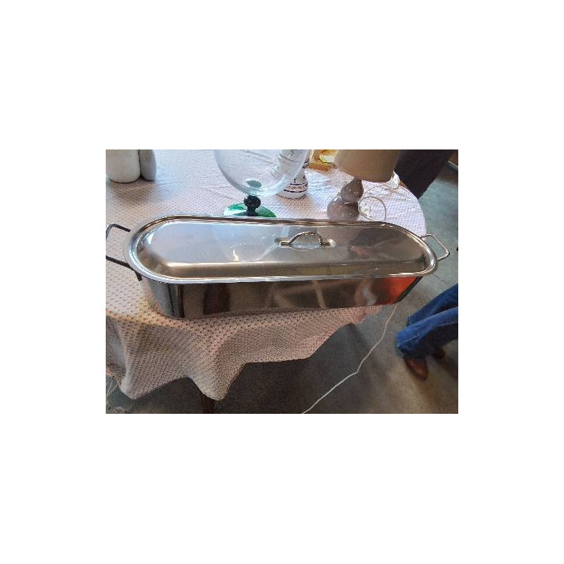 POISSONNIÈRE ACIER INOX TOUS FEUX  60 CM