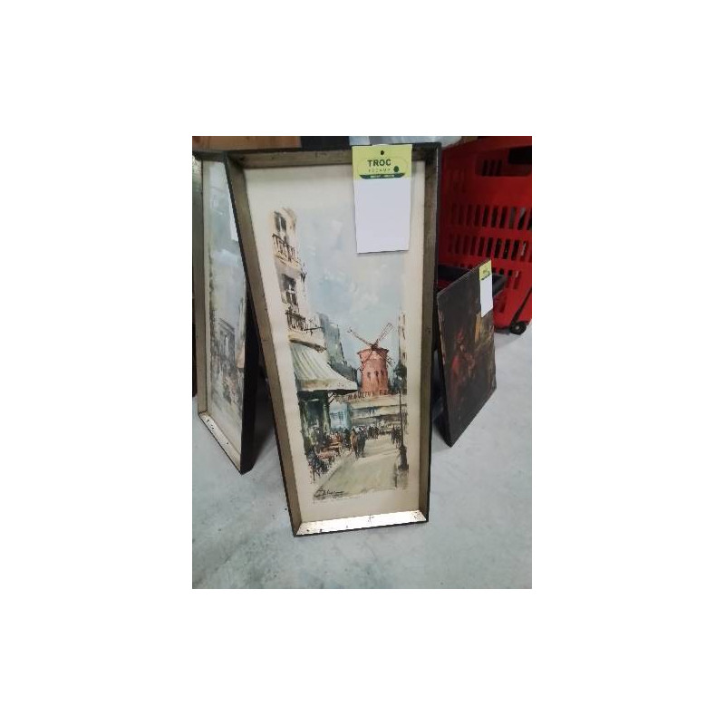 GRAVURE PARIS MOULIN ROUGE DELAUNE