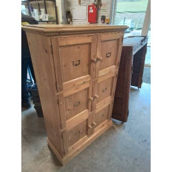 ARMOIRE 6 PORTES PIN...