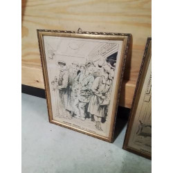 GRAVURE THANASE PEQUEU SUR...