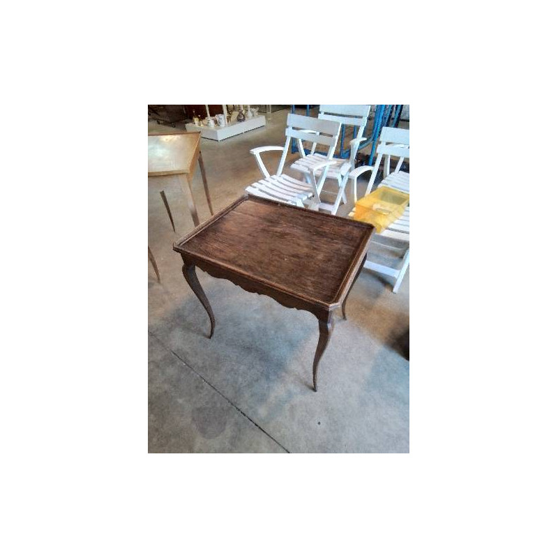 TABLE BASSE RECTANGULAIRE PIEDS GALBÉS STYLE RÉGENCE 