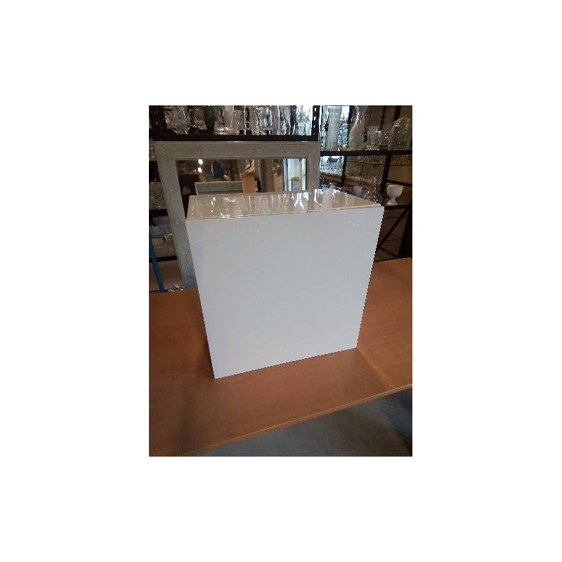 MEUBLE MURAL BOIS BLANC LAQUÉ 