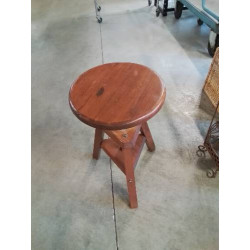 TABOURET A VIS PIN