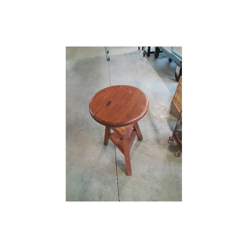 TABOURET A VIS PIN