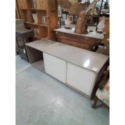 BUFFET BAS BOIS GRIS ET...