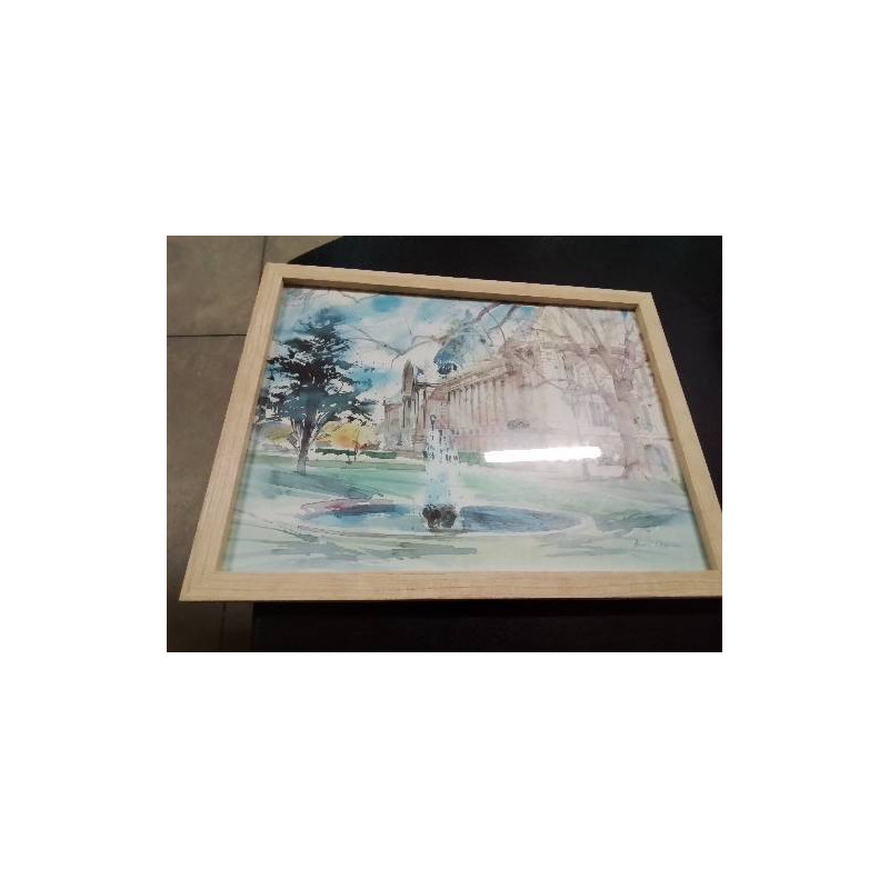 GRAVURE LE PETIT PALAIS ANDRE OLSUFIEV 1939