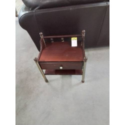 CHEVET BOIS ET MÉTAL A...