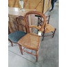 CHAISE HAUTE BOIS CLAIR CANNÉ NAPOLÉON III