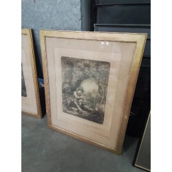 2 GRAVURES  DÉPART ET...