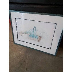 DESSIN PANIER AU BOUQUET