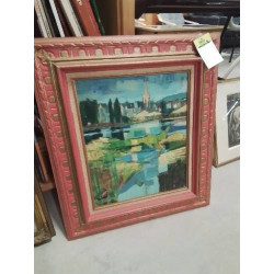 HUILE SUR TOILE HONFLEUR...