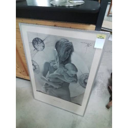 GRAVURE LA MATERNITÉ PIERRE...