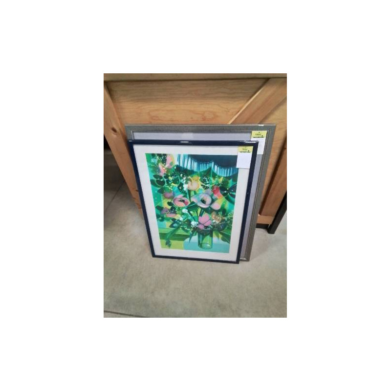 LITHOGRAPHIE EPREUVE  D ARTISTE BOUQUET CAMILLE HIRAIRE 1916 2004