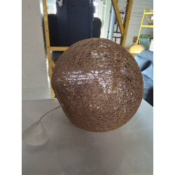 SUSPENSION BOULE VANNERIE 