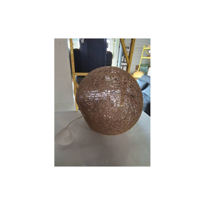 SUSPENSION BOULE VANNERIE 