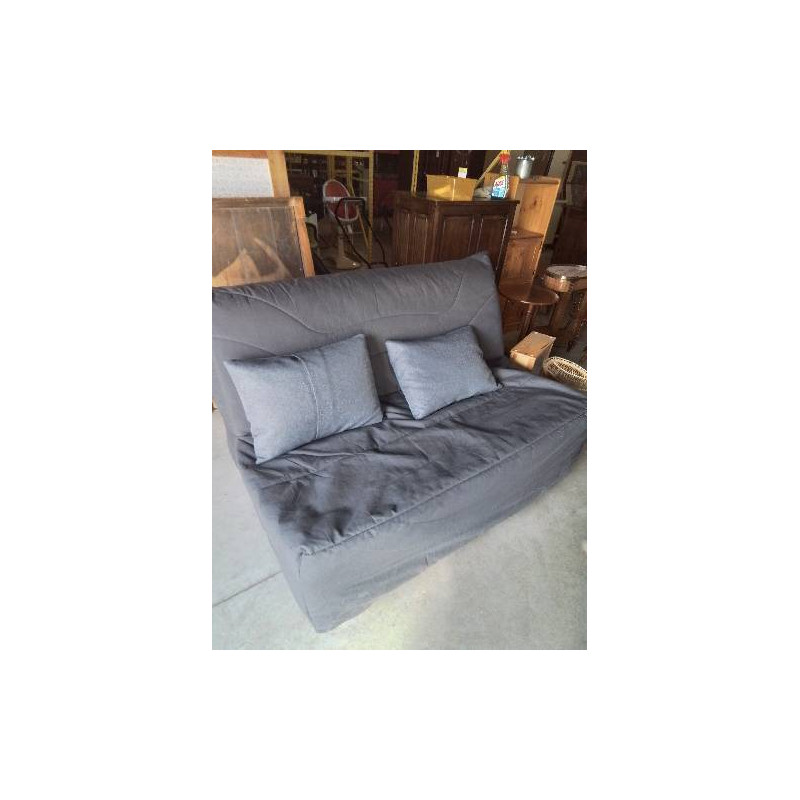 BZ TISSU GRIS MATELAS MOUSSE SOFACONFPRT