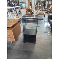 MEUBLE HI-FI 1 PORTE VITRÉE...