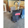 CHARIOT DE COURSES 6 ROUES ANDERSEN SHOPPER  THERMO MÉTAL TOILE NOIR ET ROUGE