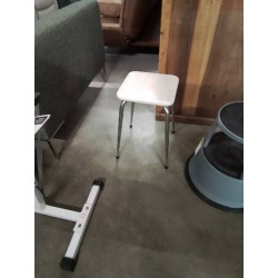 TABOURET ASSISE SKAÏ ECRU...