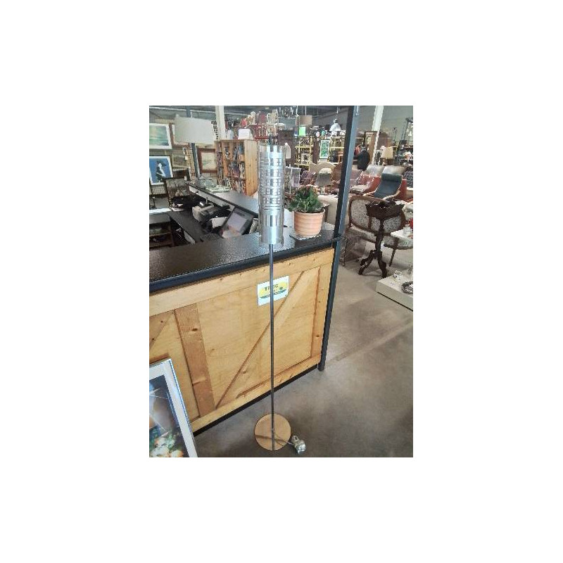 LAMPADAIRE MÉTAL CHROMÉ AJ VERRE 