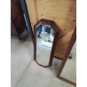 MIROIR OCTOGONAL BOIS MOULURÉ 
