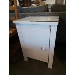 MEUBLE BOIS ECRU 1 PORTE...