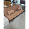 CANAPÉ CONVERTIBLE MISHAN TISSU CARAMEL