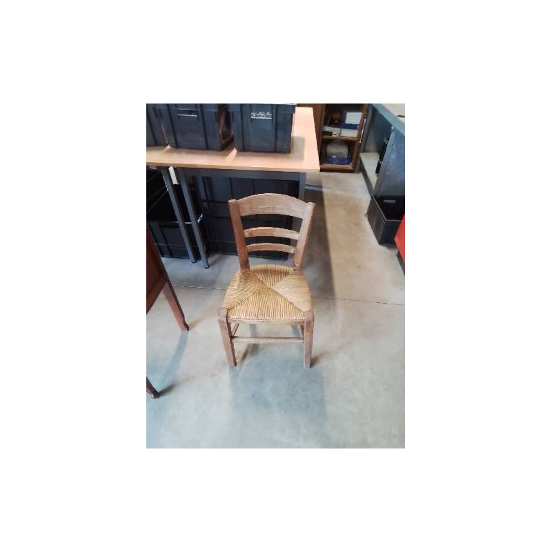 CHAISE DE CHEMINÉE CHENE  PAILLÉ 