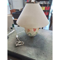 LAMPE CÉRAMIQUE AUX TULIPES...