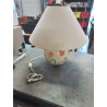 LAMPE CÉRAMIQUE AUX TULIPES AJ ECRU