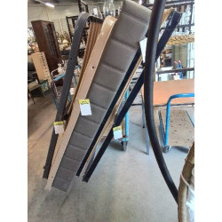 SOMMIER CADRE MÉTAL BLEU A...