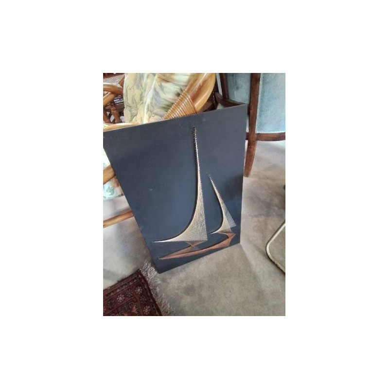 TABLEAU VOILIER FILS TENDUS 