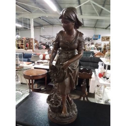 SCULPTURE MÉTAL LA PECHE...