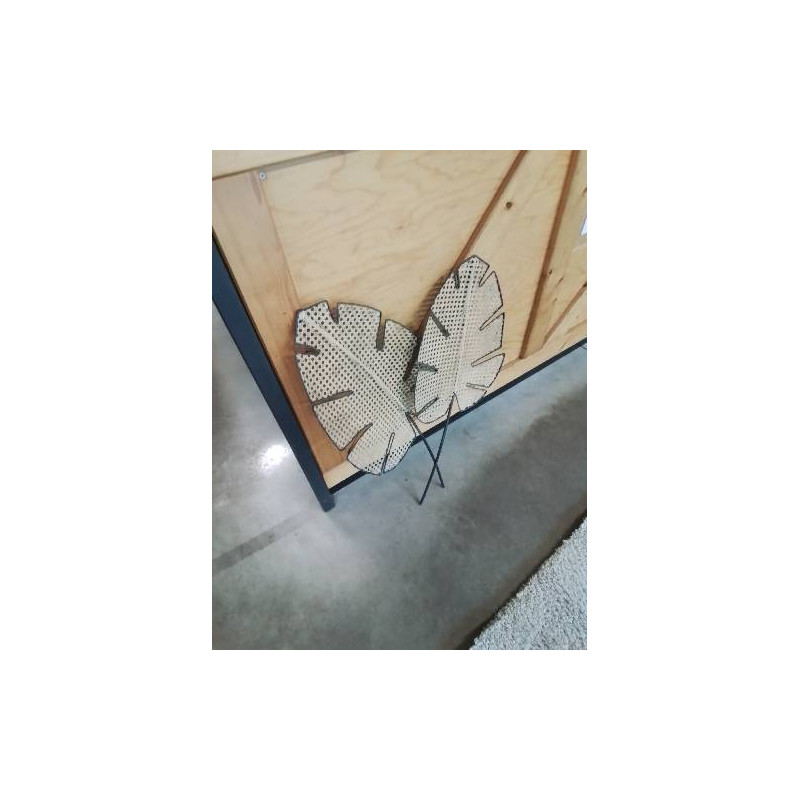 DÉCORATION MURAL FEUILLES MÉTAL 