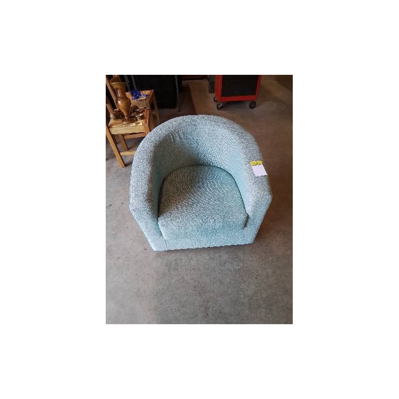 FAUTEUIL CLUB TISSU BLEU